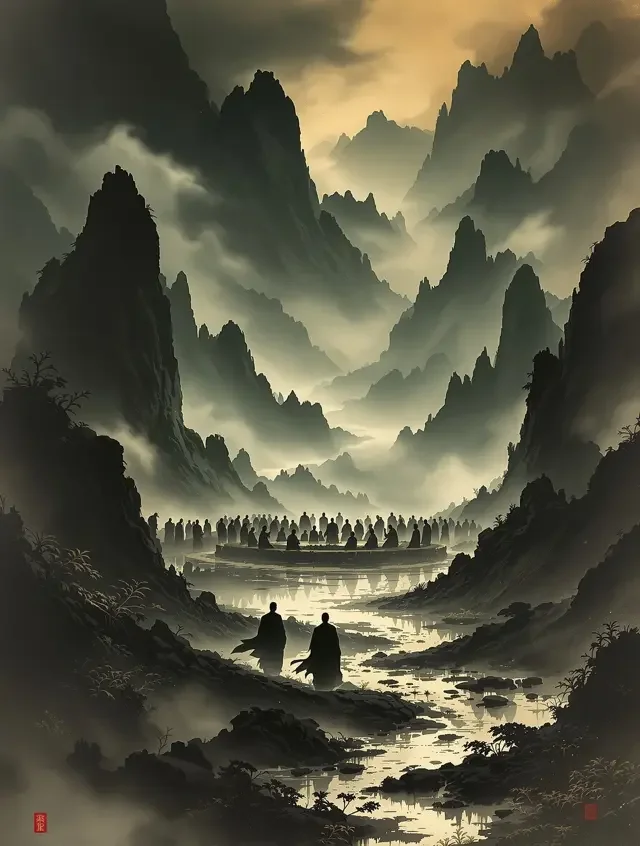 墨色山河 剧集海报，欧美三级持久高清